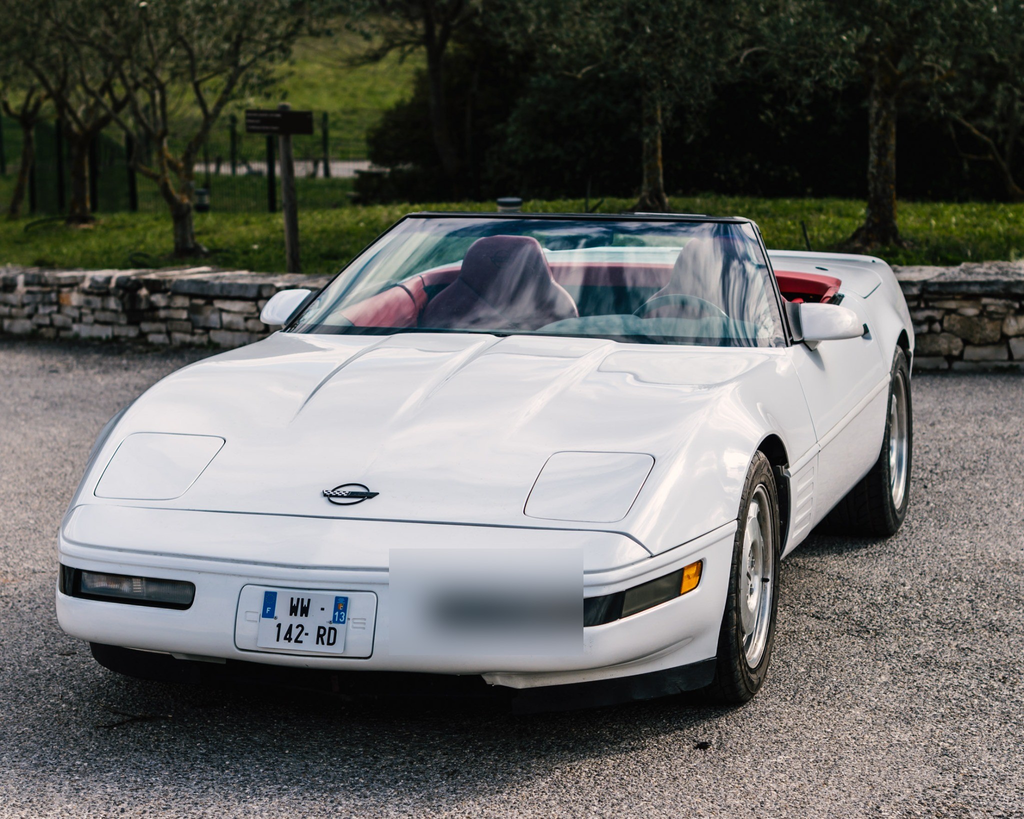 Corvette Cabriolet C4 LT1 vue avant