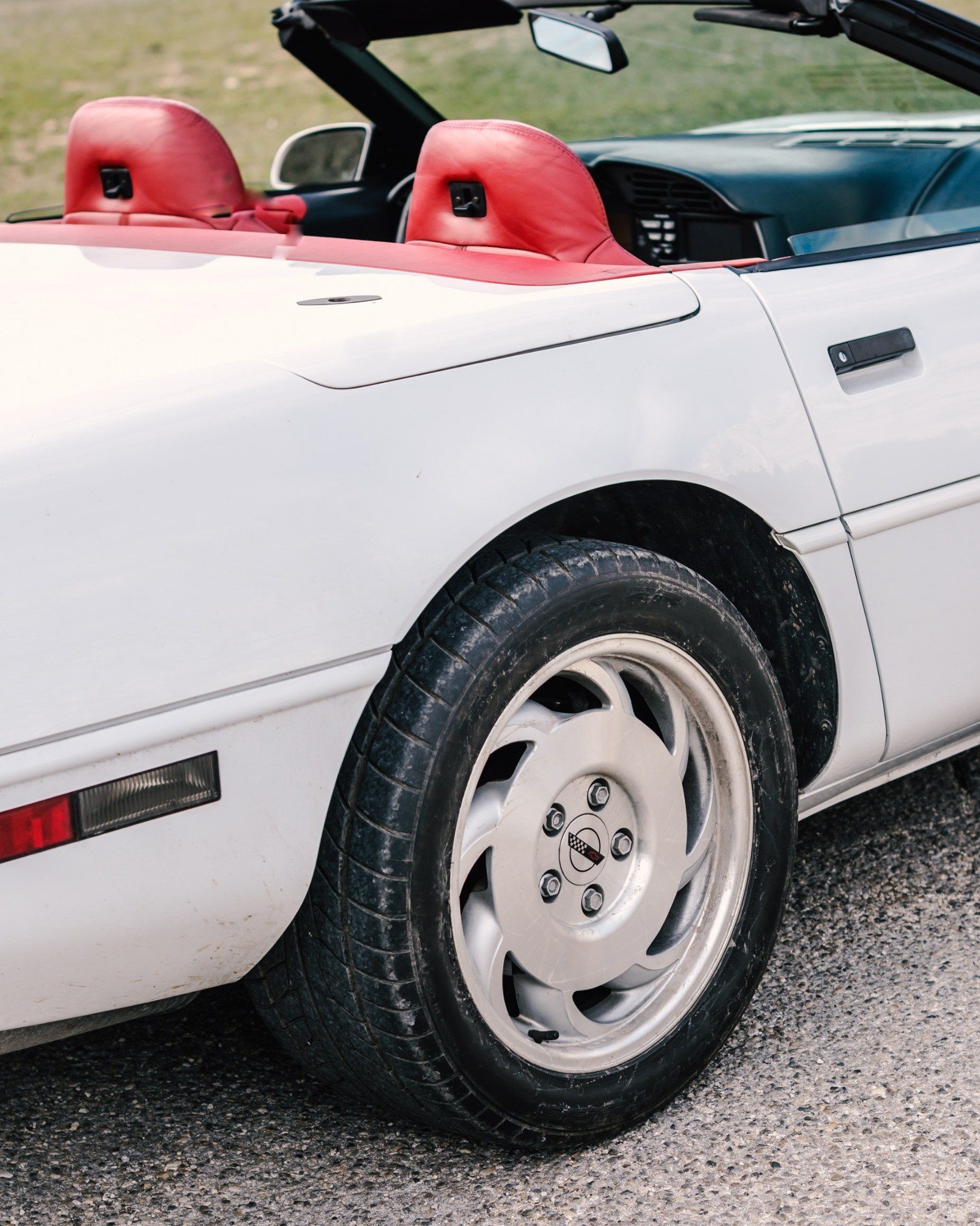 Corvette Cabriolet C4 LT1 détail jante